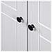 Armadio Bianco 80x50x171,5 cm Legno Massello Pino Panama Range - Foto miniatura 3