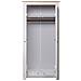 Armadio Bianco 80x50x171,5 cm Legno Massello Pino Panama Range - Foto miniatura 5