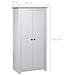Armadio Bianco 80x50x171,5 cm Legno Massello Pino Panama Range - Foto miniatura 6