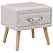 Comodini Bianchi 2 Pz 40x35x40 Cm In Similpelle - Foto miniatura 2