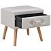 Comodini Bianchi 2 Pz 40x35x40 Cm In Similpelle - Foto miniatura 3