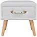Comodini Bianchi 2 Pz 40x35x40 Cm In Similpelle - Foto miniatura 5