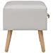 Comodini Bianchi 2 Pz 40x35x40 Cm In Similpelle - Foto miniatura 6