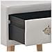 Comodini Bianchi 2 Pz 40x35x40 Cm In Similpelle - Foto miniatura 7