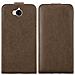 Custodia Compatibile Con Huawei Y6 2017 / Y5 2017 In Bruno Caffè - Coperchio Protettivo In Design Flip Con Chiusura Magnetica - Foto miniatura 10