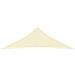 Parasole a Vela Oxford Triangolare 3x3x4,24 m Crema - Foto miniatura 3