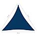 Parasole a Vela in Tessuto Oxford Triangolare 6x6x6 m Blu - Foto miniatura 6