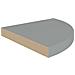 Scaffali Angolari A Parete 4 Pz Grigi 35x35x3,8 Cm Mdf - Foto miniatura 5