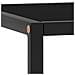 Tavolino Da T Nero Con Vetro Nero 40x40x50 Cm - Foto miniatura 4