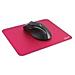 Inline® Maus-pad Laser, Ultradünn, Rot, 220x180x0,4mm (55456r) - Foto miniatura 4