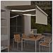Tenda da Sole Retrattile Manuale con LED 4x3 m Crema - Foto miniatura 6