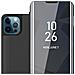 Custodia Compatibile Con Apple Iphone 13 In Tormalina Nera - Clear View Specchio Coperchio Protettivo Con Funzione Di Supporto Protezione A 360 Gradi - Foto miniatura 1