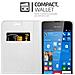 Custodia Compatibile Con Nokia Lumia 550 In Classy Argento - Coperchio Protettiva Con Chiusura Magnetica, Funzione Stand E Tasca Per Le Carte - Foto miniatura 4