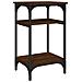 Tavolino Rovere Marrone 35x30x60 Cm In Legno Multistrato - Foto miniatura 2