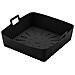 Tappetino Da Forno Quadrato Per Airfryer Con Silicone Antiaderente Black - Foto miniatura 1