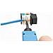 Accessori per Connessione di Rete Rj45 Cat. 5E UTP IDC 90° Nero - Foto miniatura 7