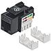 Accessori per Connessione di Rete Rj45 Cat. 5E UTP IDC 90° Nero - Foto miniatura 1