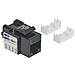 Accessori per Connessione di Rete Rj45 Cat. 5E UTP IDC 90° Nero - Foto miniatura 2