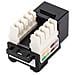 Accessori per Connessione di Rete Rj45 Cat. 5E UTP IDC 90° Nero - Foto miniatura 3