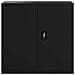 Armadio Classificatore Nero 90x40x90 Cm In Acciaio - Foto miniatura 3