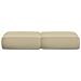 Copriseduta Per Divano Elasticizzato Antimacchia Genius In Tinta Unita Coppia 1 Posto Panna 1004 - Foto miniatura 1
