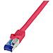 C6a044s Cavo Di Rete Rosso 1,5 M Cat6a S /ftp (s-stp) - Foto miniatura 1