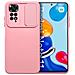 Custodia Tpu Silicone Cover Case Per Xiaomi Redmi Note 11 - 11s Pink - Foto miniatura 1