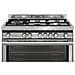 Cucina ElettricaST96TVI 5 Fuochi a Gas Forno Elettrico Multifunzione Ventilato Classe A Dimensioni 90 x 60 cm Colore Acciaio Inossidabile Serie Specialista - Foto miniatura 2