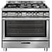 Cucina ElettricaST96TVI 5 Fuochi a Gas Forno Elettrico Multifunzione Ventilato Classe A Dimensioni 90 x 60 cm Colore Acciaio Inossidabile Serie Specialista - Foto miniatura 1