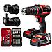 Trapano Avvitatore A Batteria Te-cd 18-45 3x-li 22 (2x2,0 Ah) - Set Punte E Bit Da 22 Pezzi - Foto miniatura 1