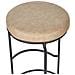 Sgabello Da Bar Set Di 2 Pelle Sintetica Beige Milroy - Foto miniatura 5