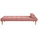 Chaise Longue Niort Tessuto Rosa - Foto miniatura 3