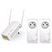Powerline Wifi 600 Kit Triple Pack 2 Adattatori Powerline 660 + Un Adattatore Powerline Wifi 600 Plug & Play 300/600 Mbit /s Bianco - Foto miniatura 1