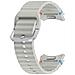 Bracciale Per Samsung Galaxy Watch 20mm Sport Edition In Silicone, Grigio Chiaro - Foto miniatura 1