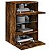 Mobile TV a Parete con Luci LED Rovere Fumo 40x30x60,5 cm - Foto miniatura 9