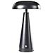 Lampada Da Tavolo Senza Fili A Led Bocono Con Dimmer Metallo Nero - Foto miniatura 2