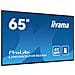 LH6560UHS-B2AG visualizzatore di messaggi Pannello A digitale 165,1 cm (65") LED Wi-Fi 500 cd /m² 4K Ultra HD Nero Processore integrato Android 11 24/7 - Foto miniatura 3