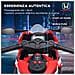 Moto Elettrica per Bambini con Licenza HONDA, Batteria 6V Ricaricabile, Velocità 3km /h, Rosso - Foto miniatura 3