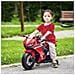 Moto Elettrica per Bambini con Licenza HONDA, Batteria 6V Ricaricabile, Velocità 3km /h, Rosso - Foto miniatura 5
