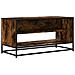 Mobile Tv Rovere Fumo 91x40x46 Cm Legno Multistrato E Metallo - Foto miniatura 2