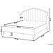 Letto Bouclé Ambillou 160 X 200 Cm Beige - Foto miniatura 8