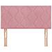 Testiera a blocchi di diamante rosa 90 cm in velluto - Foto miniatura 5