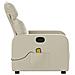 Poltrona da Massaggiante Reclinabile Crema Similpelle - Foto miniatura 8