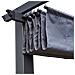 Pergola 3 × 3m Cassis Grigio - Struttura In Alluminio - Foto miniatura 4