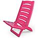 Sedia Camping Spiaggia Pieghevole Spiaggina Portatile Plastica Mod. Linosa Linosa Fucsia - Foto miniatura 1