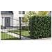 Cancello da giardino con blocco Grigio 100 x 175 cm Acciaio - Foto miniatura 4