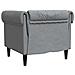 Poltrona Chesterfield Grigio chiaro 78.5 x 74.5 x 74.5 cm - Foto miniatura 6