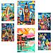 Set Di 6 Stampe Monumenti Ispirati A Mary Blair Luxor Big Ben Egitto Chichen Itza Notre Dame Itsukushim Design Illustrazioni A3 & A4 Senza Cornice - Foto miniatura 1