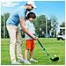 Putter Da Golf Telescopico Regolabile A 3 Sezioni Per Chipping Blue - Foto miniatura 3