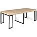 Vella Tavolo Console Allungabile Per 8-10 Persone Effetto Legno 235 Cm - Foto miniatura 1
